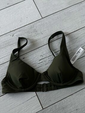 GAP Olive Green Underwire Bikini Top